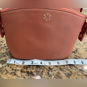 Leather Dagne Dover cosmetic bag